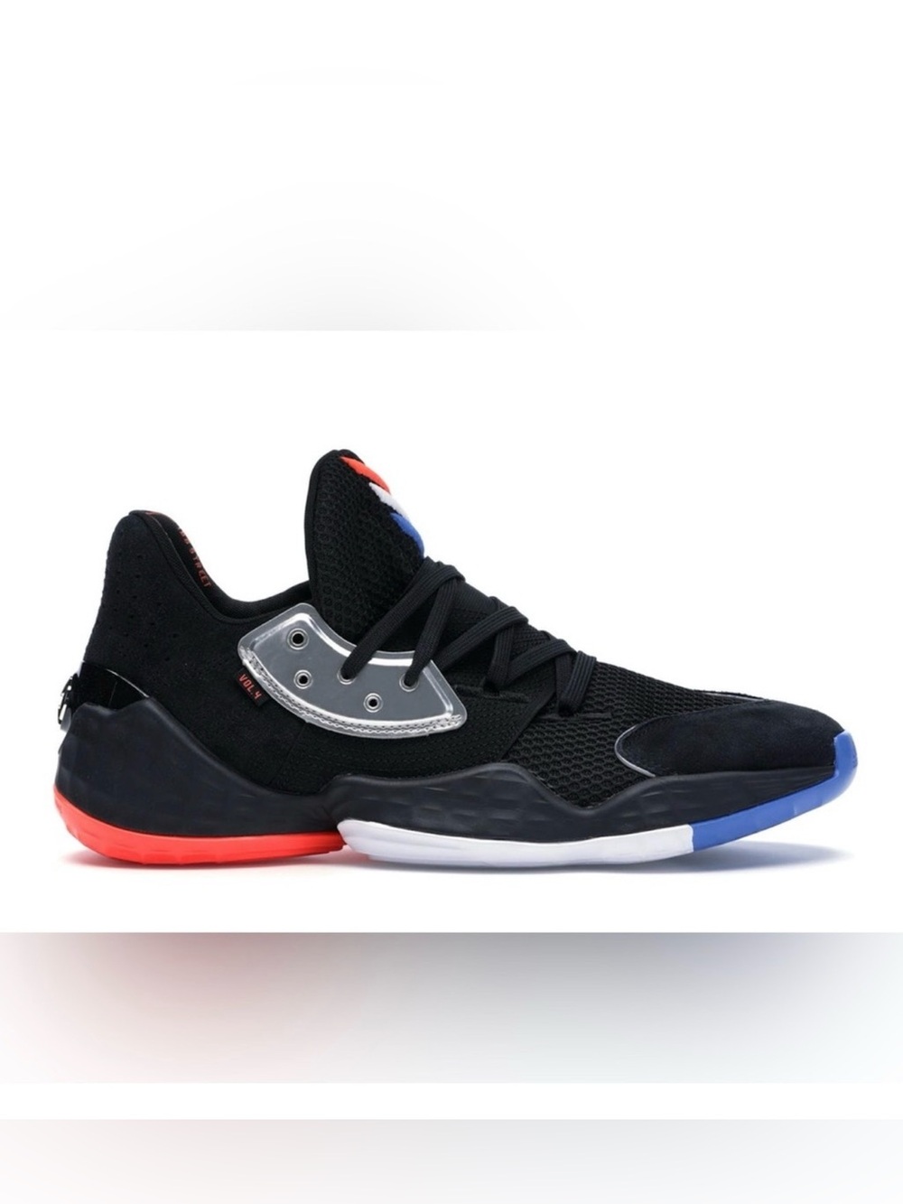 Adidas Harden Vol. 4 Barbershop Men’s Black and Red Sneakers Sz 10 NWT